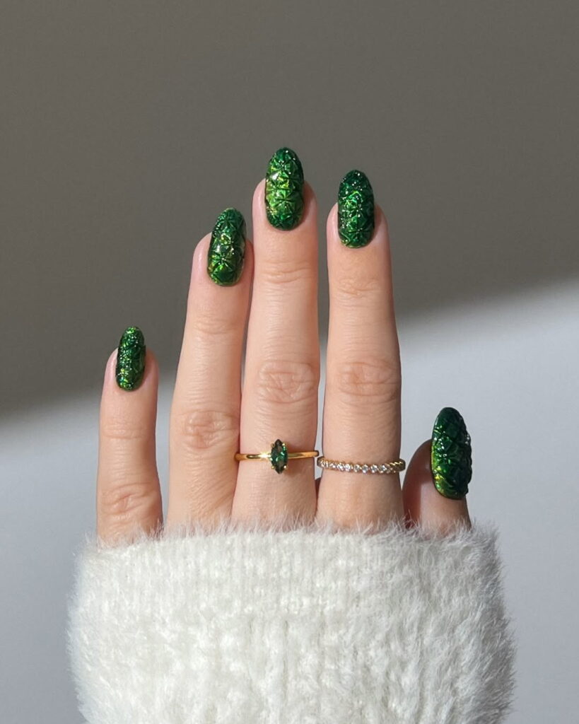 Enchanting Green Nails Inspired ideas