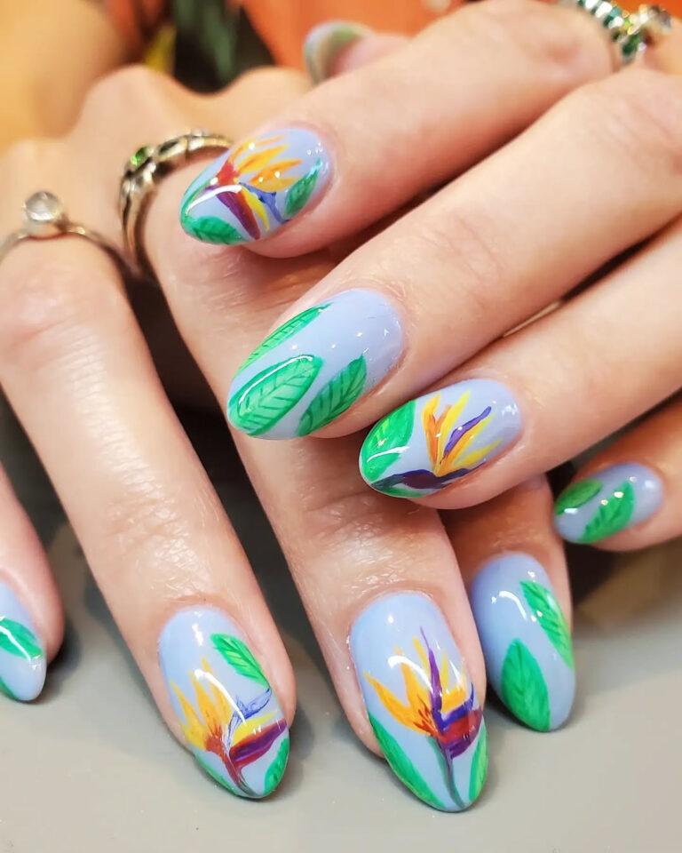 Paradise Nails Art Brings Tropical Vibes To Your Fingertips